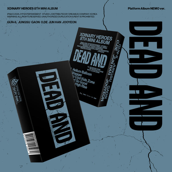 Xdinary Heroes　CDセット Xdinary Heroes] DEAD AND (Platform Ver.) – TeeHeeKorea