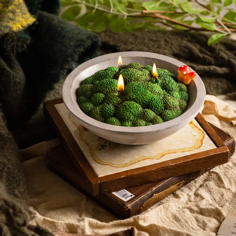 Forest Moss Bowl Candle