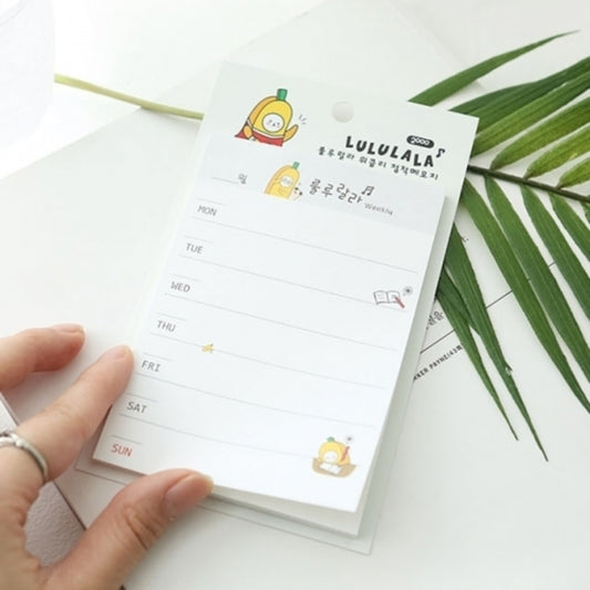 Lululala Weekly Sticky Notes