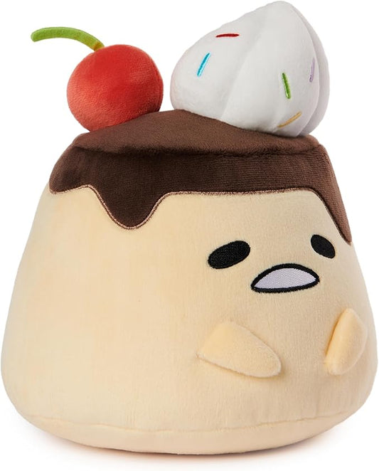 GUND Sanrio Gudetama The Lazy Egg Stuffed Animal, Flan Gudetama Plush Toy