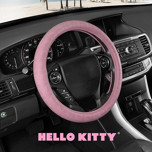Carbella Hello Kitty Steering Wheel Cover - Pink