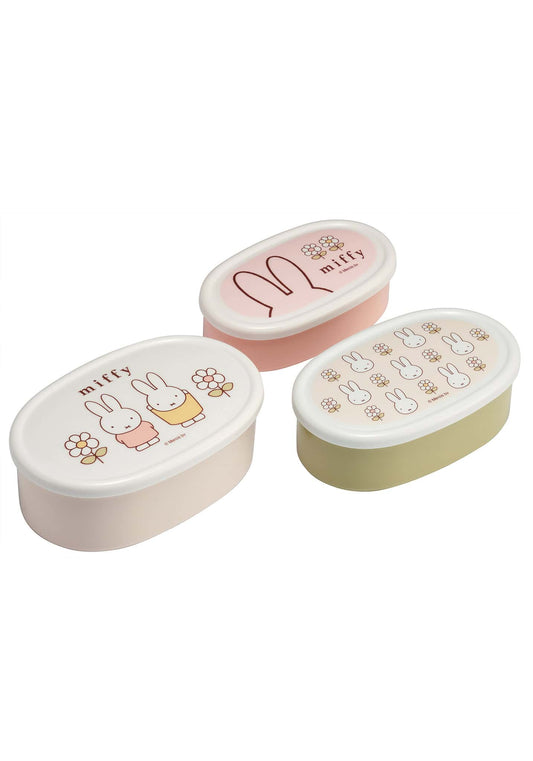 Miffy Lunch Box 3pc Set - Miffy 23