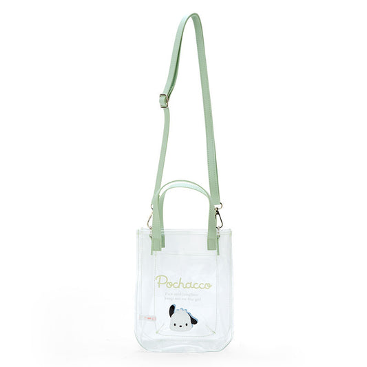 Clear Handbag with Shoulder Strap Pochacco Sanrio