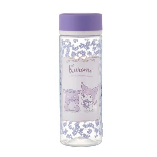 Kuromi Water Bottle 13.53oz (Floral Wreath)