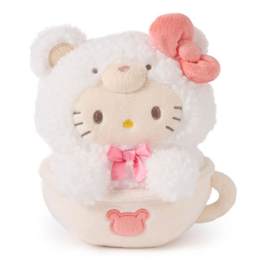 GUND Sanrio Official Hello Kitty Stuffed Animal, Café Latte Teddy Bear Plush Toy