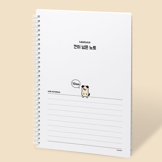 Lululala Wide-Ruled Notebook (10mm Spacing)
