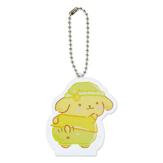 Sanrio Pompompurin Acrylic Keychain & Shining Stand
