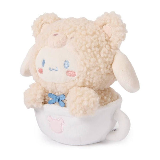 GUND Sanrio Official Cinnamoroll Stuffed Animal, Café Latte Teddy Bear Plush Toy