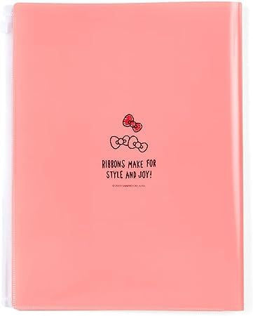 Sanrio Clear File with Fastener Pocket - Hello Kitty