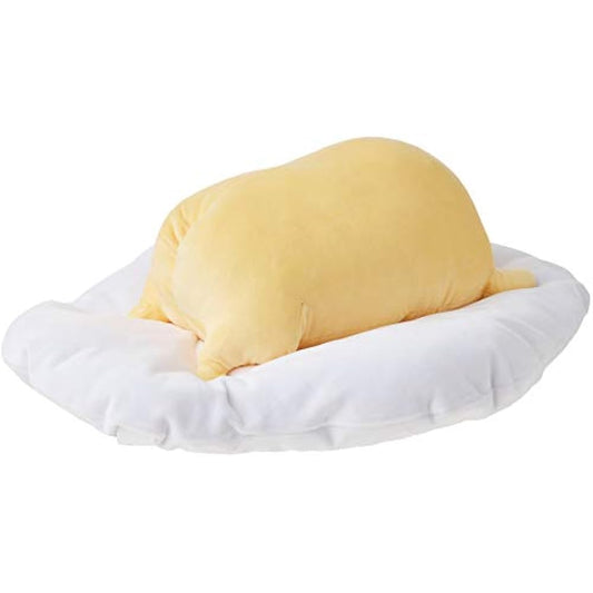 GUND Sanrio Gudetama The Lazy Egg Stuffed Animal, Laying Down Pose Plush Toy