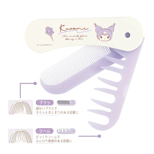 T's Factory Sanrio Two-Way Bang Arrangement Comb Flowers Kuromi