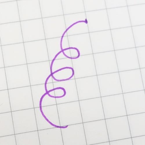 Sanrio Characters Rubber Shaft Knock Gel Pen 0.5mm Purple