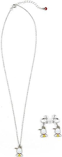 Sanrio Accessory Set Necklace & Clip-On Earrings