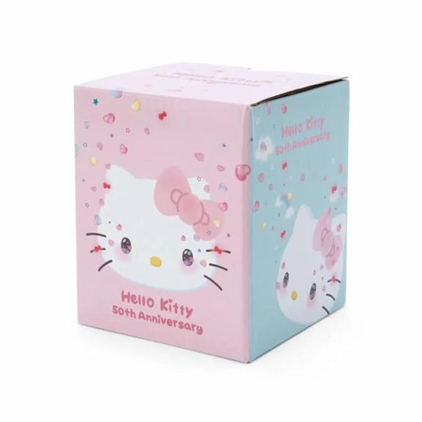Hello Kitty Mini Pink Sparkling Snow Globe 50th Anniversary