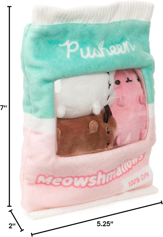 Pusheen Meowshmallows Bag of Treats with Removable Mini Plush