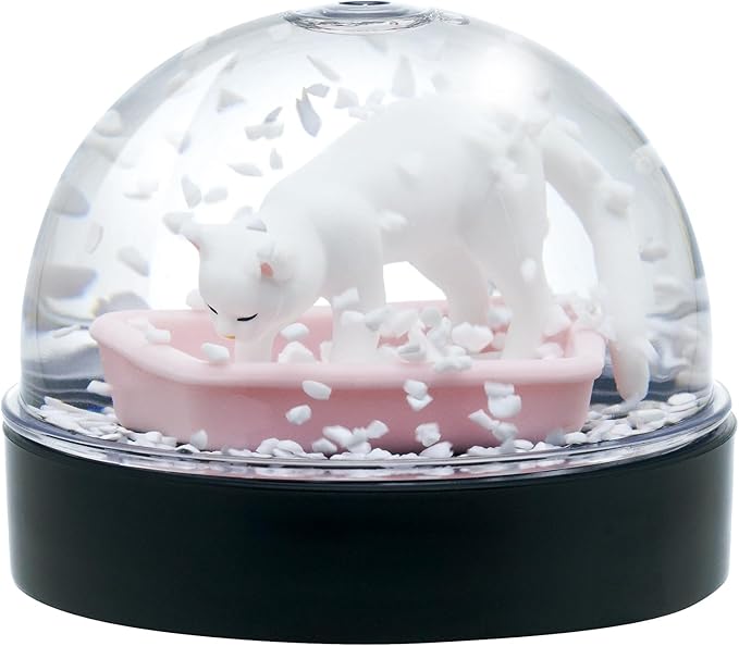Clever Idiots Inc. Cat Litter Snow Globe 1Pc Random Blind Box