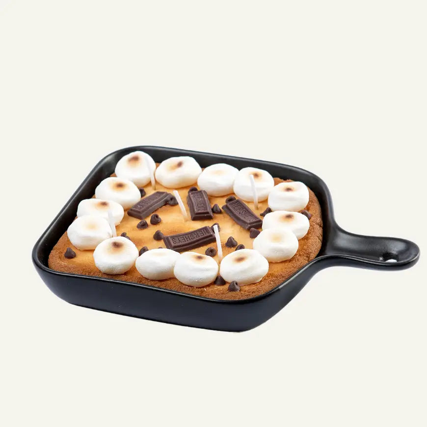 Chokolade og Marshmallow Skillet S'more Candle