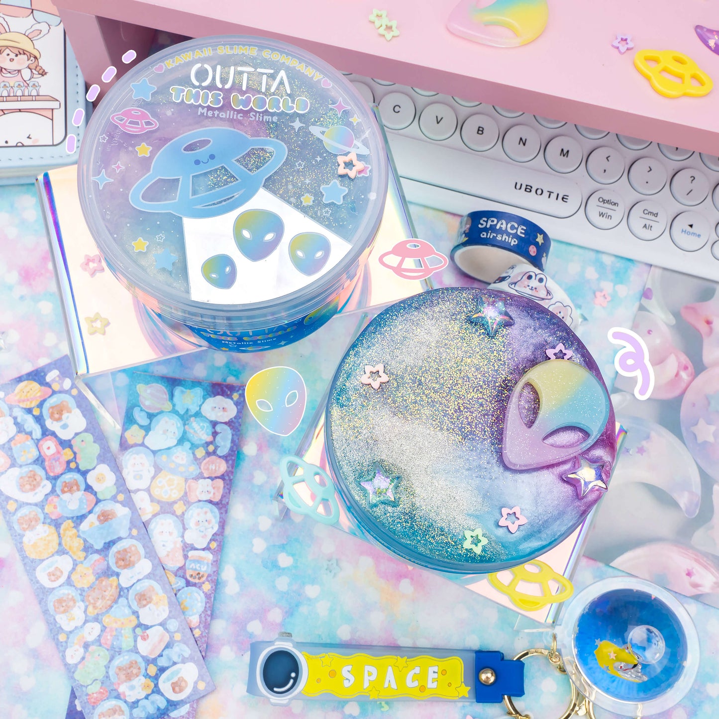 Outta This World Metallic Signature Dome™ Slime