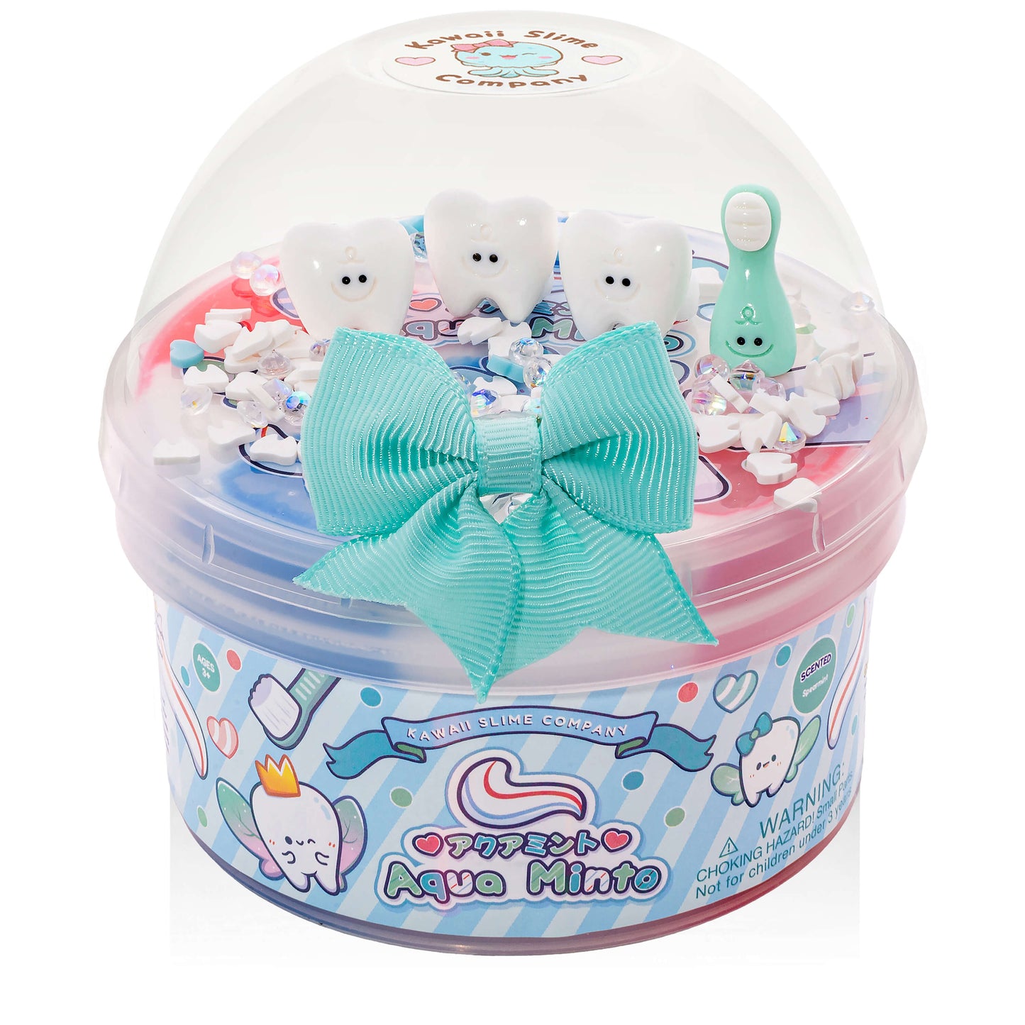 Aqua Minto 2 Slimes in 1 Signature Dome™ Slime