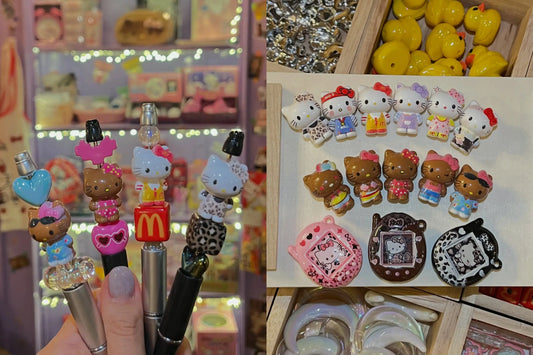 Korea’s Viral DIY Trend: Decorating Keycap Keyrings, Pens, Mirrors & Combs with Charms