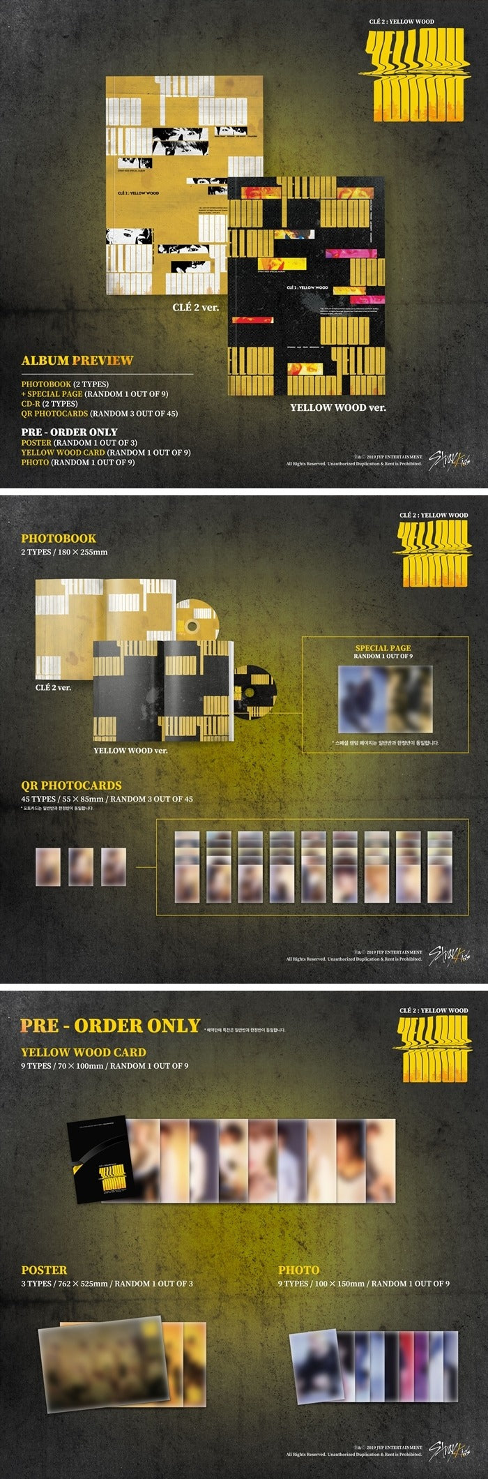 [Stray Kids] CLE2 : YELLOW WOOD