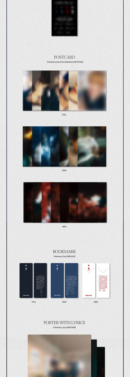 [ENHYPEN] DARK BLOOD (FULL ver., HALF ver., NEW ver.)