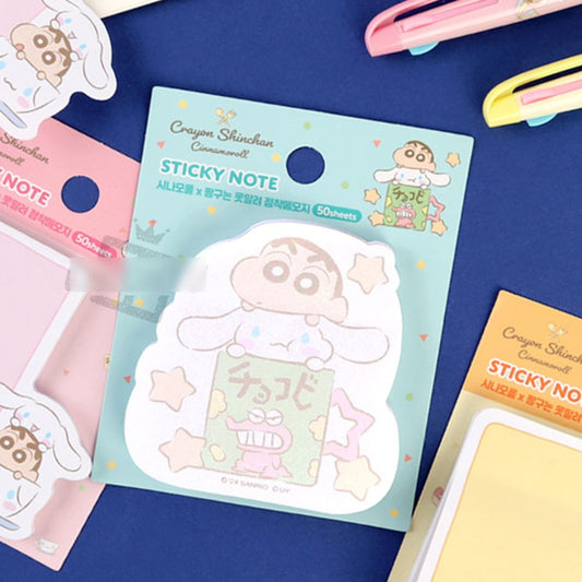 Shin-chan x Cinnamoroll Sticky Notes