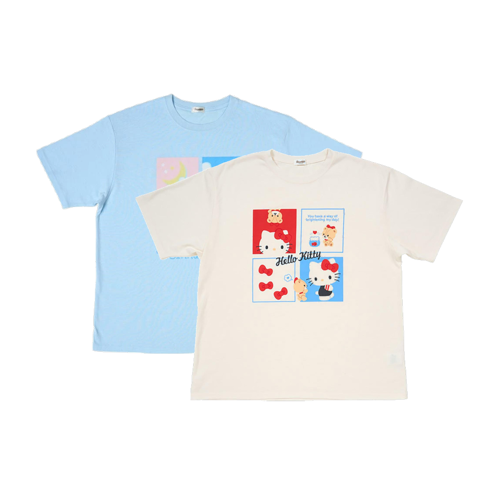 Sanrio Character Oversized T-Shirt Loose Short Sleeve Women's
