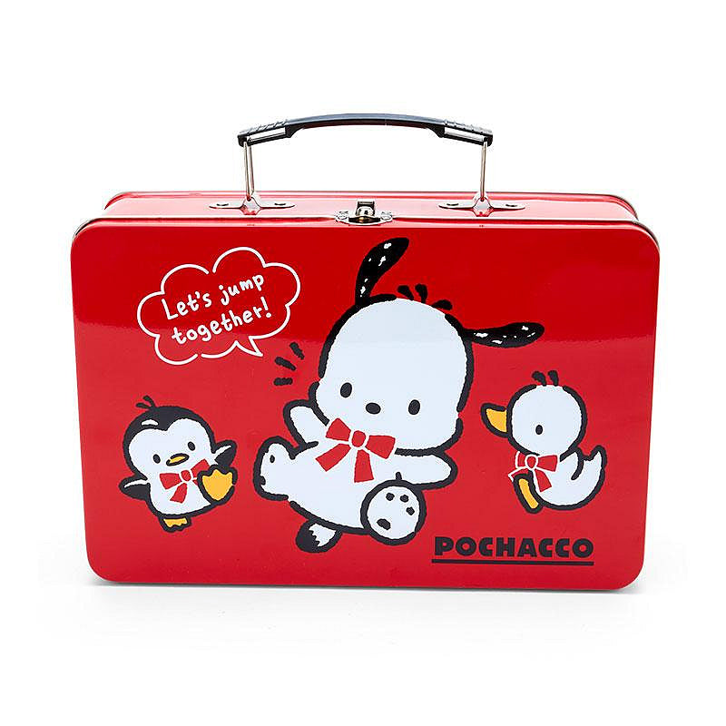 Sanrio Trunk Can Case Pochacco (35th Anniversary Red Ribbon)