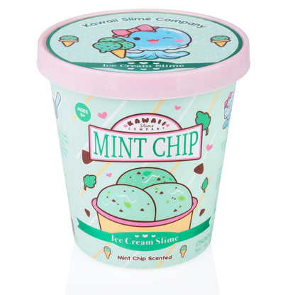 Mint Chip Scented Ice Cream Pint Slime
