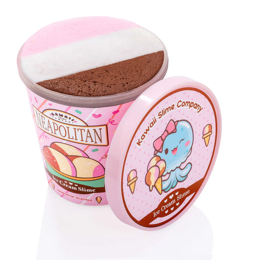 Neapolitan Scented Ice Cream Pint Slime