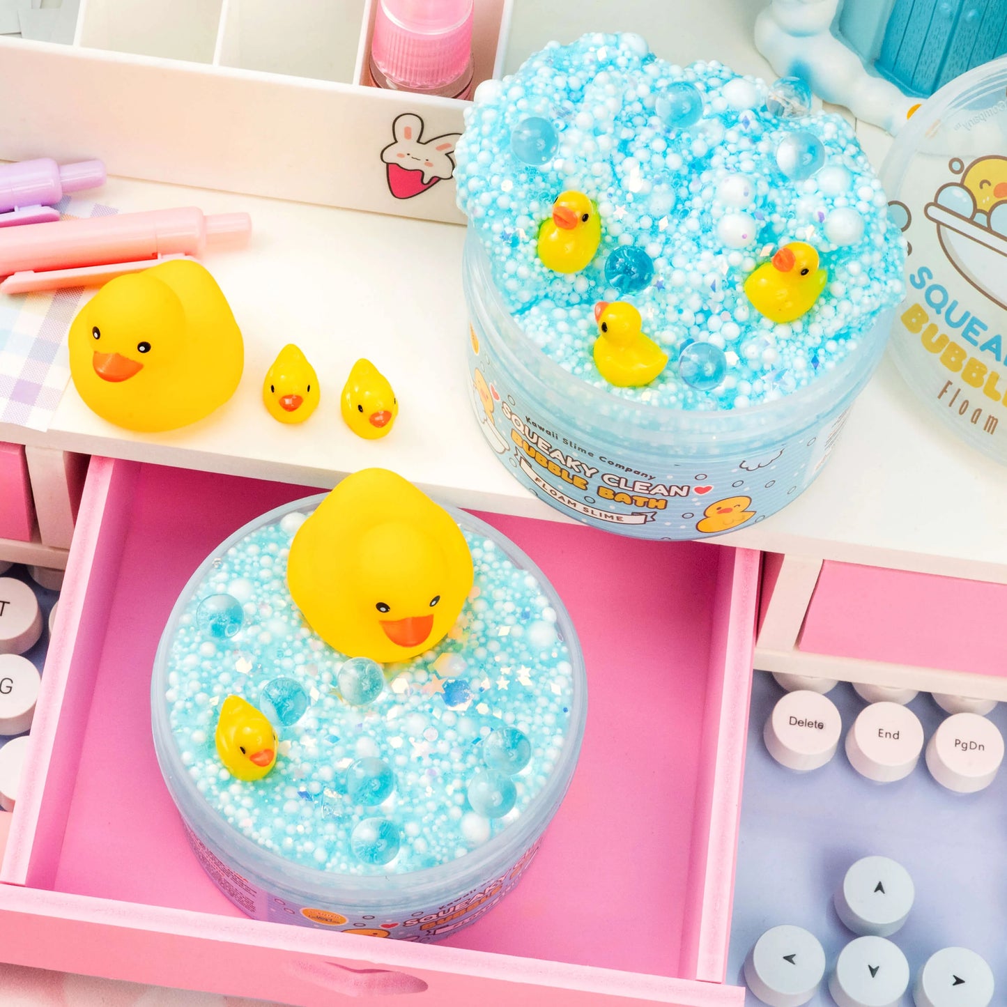 Squeaky Clean Bubble Bath Floam Signature Dome™ Slime