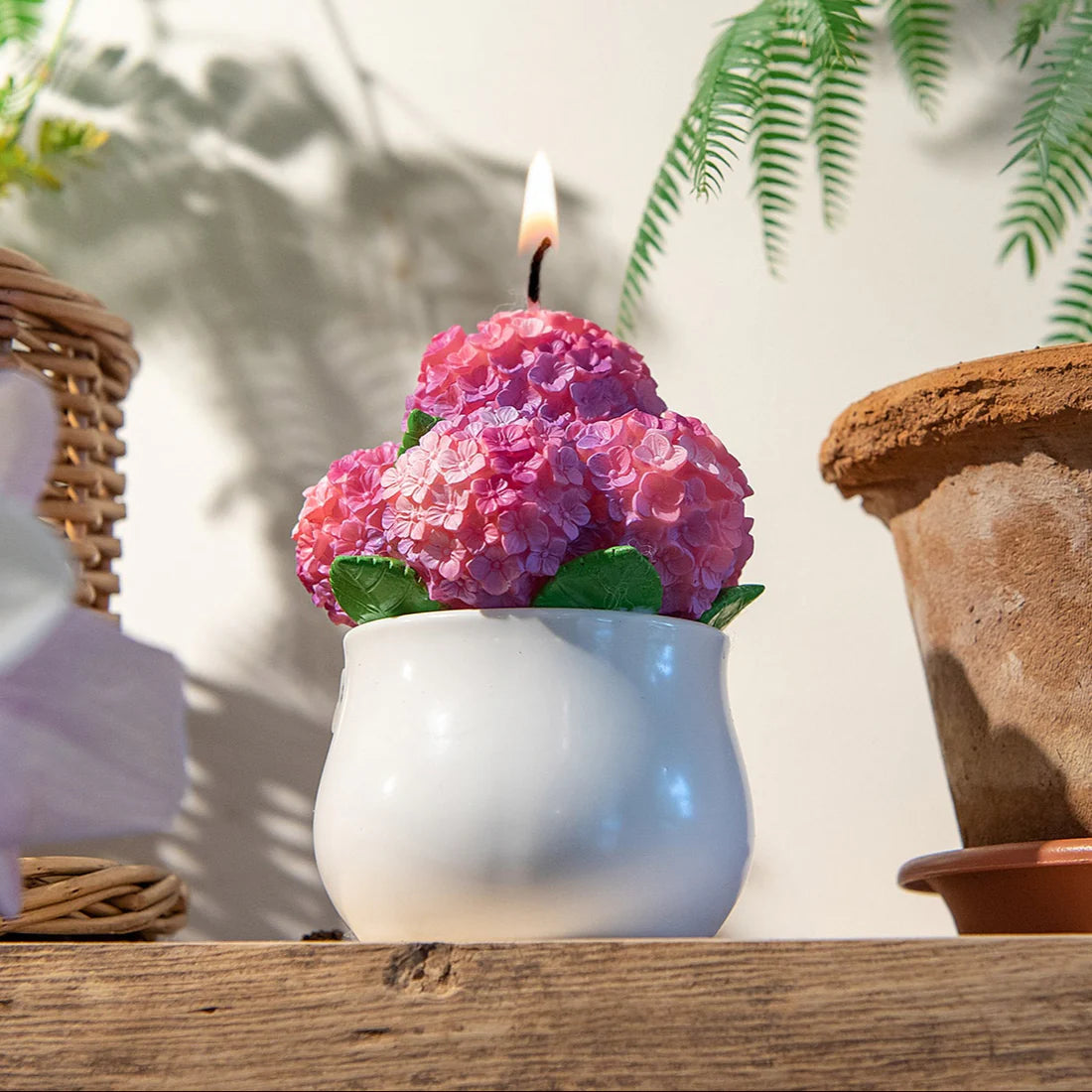 Hydrangea Candle
