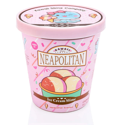 Neapolitan Scented Ice Cream Pint Slime