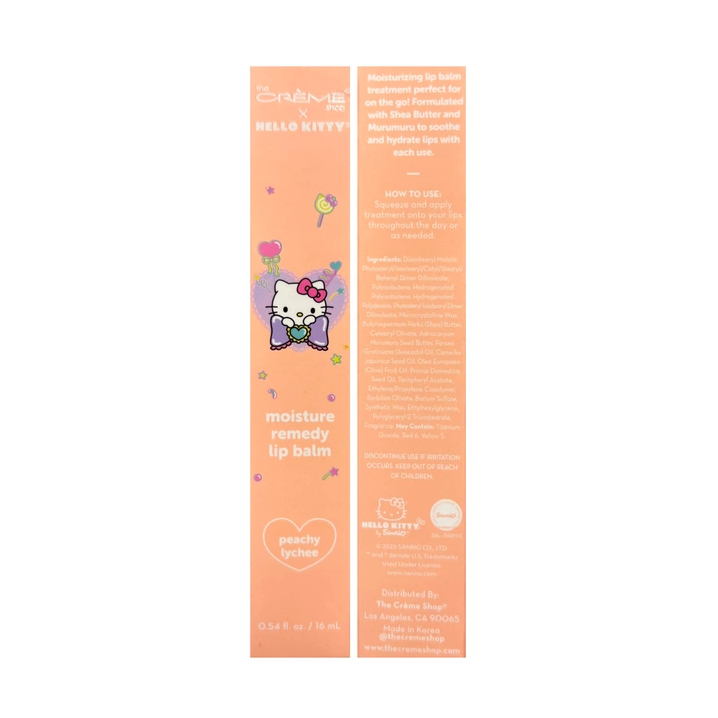 [The Crème Shop] Hello Kitty | Moisture Remedy Lip Balm (Peachy Lychee)