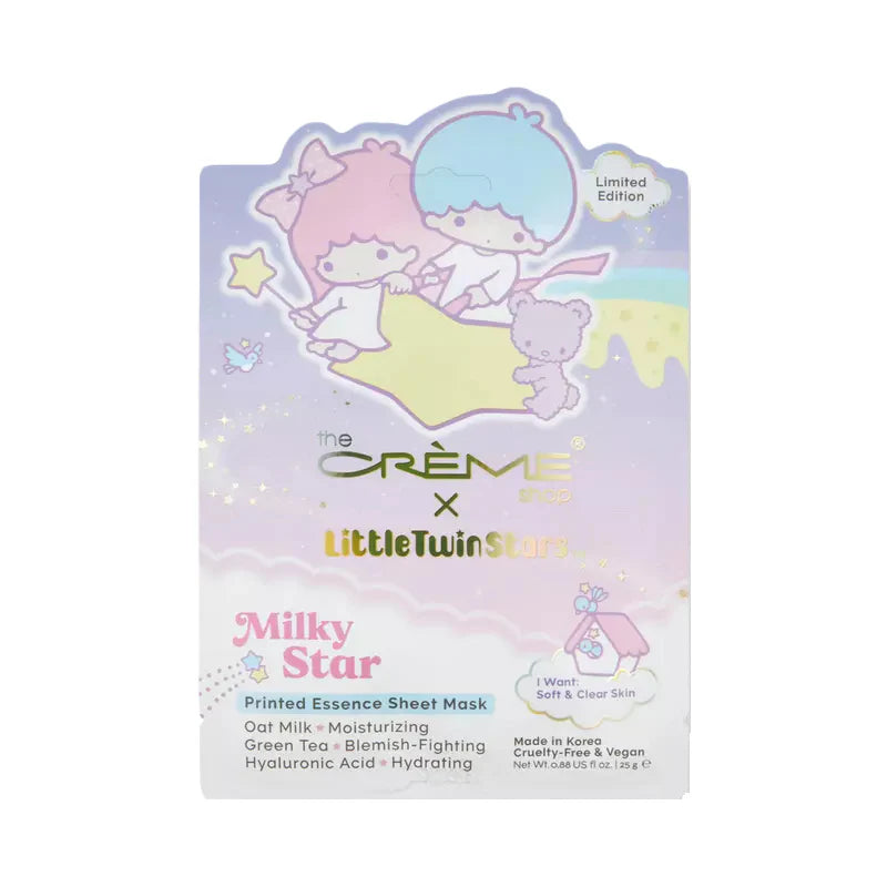 [The Crème Shop] Little Twin Stars | Milky Star Printed Essence Sheet Mask