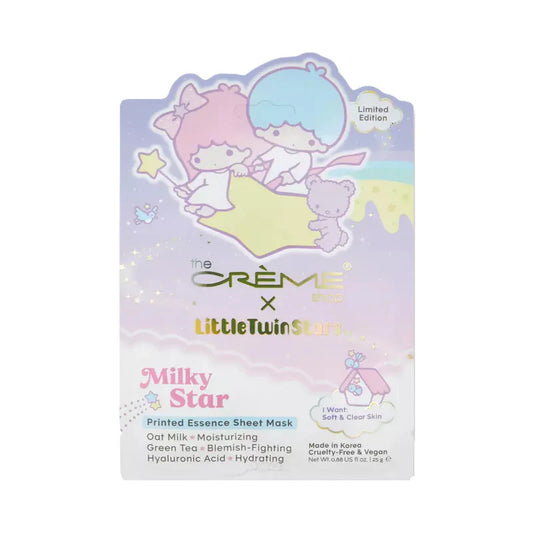 [The Crème Shop] Little Twin Stars | Milky Star Printed Essence Sheet Mask
