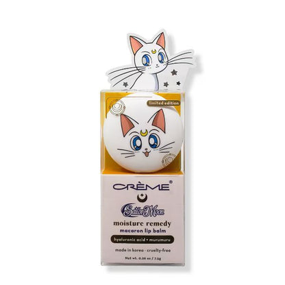 [The Crème Shop] Sailor Moon Artemis | Macaron Lip Balm (Peach Strawberry)