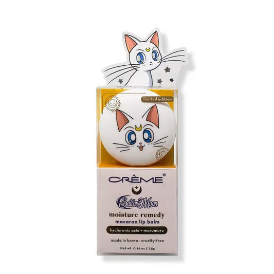 [The Crème Shop] Sailor Moon Artemis | Macaron Lip Balm (Peach Strawberry)