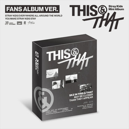 [Stray Kids] THIS & THAT (FANS ALBUM VER.)