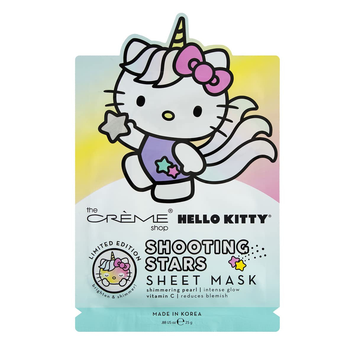 [The Crème Shop] Hello Kitty | Unicorn Shooting Stars Sheet Mask