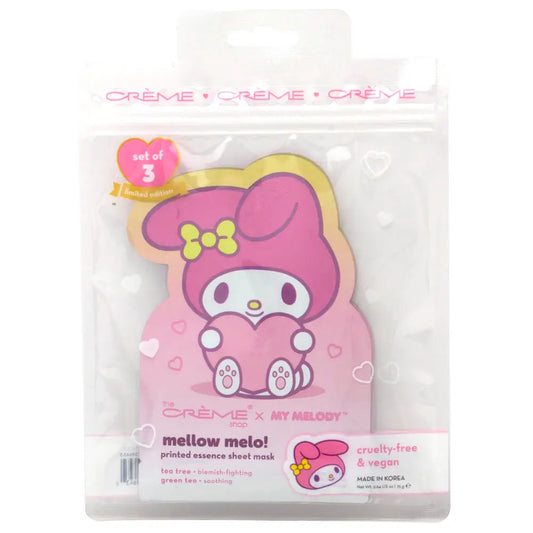 [The Crème Shop] My Melody | Mellow Melo Sheet Mask (3 Pack)