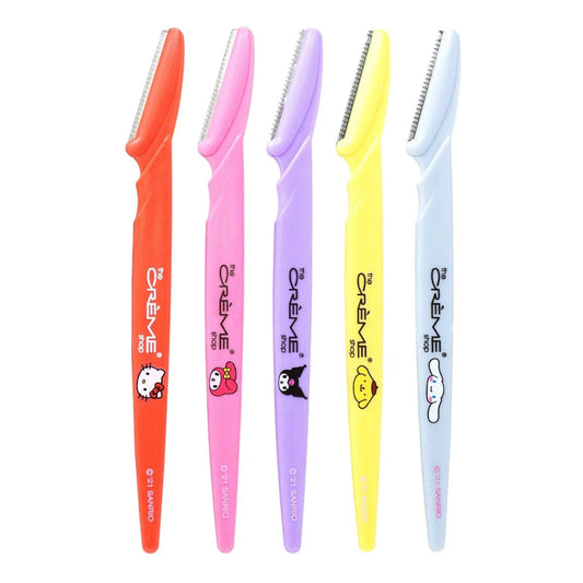 [The Crème Shop] Hello Kitty Friends | Over Fuzz! Perfect Arch Shaping Dermaplane Razors (Set of 5)