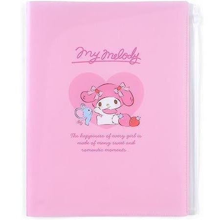 Sanrio Clear File with Fastener Pocket - My Melody
