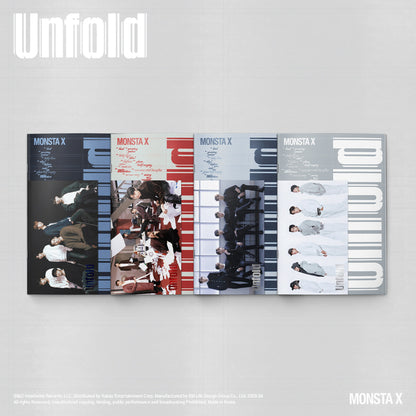[MONSTA X] Unfold (Heartbreak Ver. / Thirst Ver. / Heal Ver. / Alive Ver.)