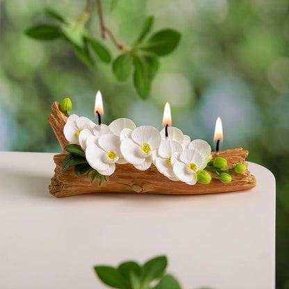 White Orchid Blossom Candle