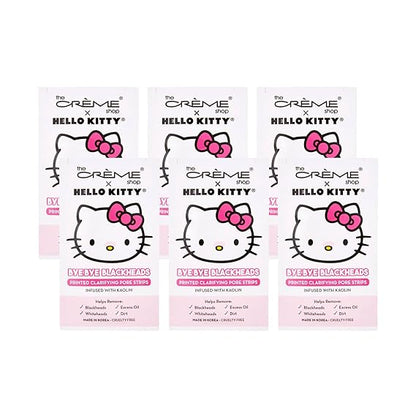 [The Crème Shop] Hello Kitty Bye Bye Blackheads Nose Pore Strips (Set of 6)