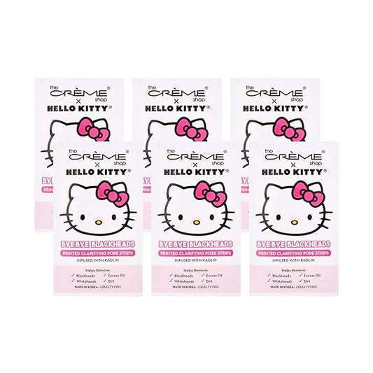 [The Crème Shop] Hello Kitty Bye Bye Blackheads Nose Pore Strips (Set of 6)