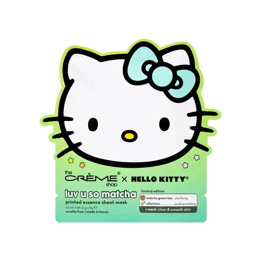 [The Crème Shop] Hello Kitty | Luv U So Matcha Sheet Mask