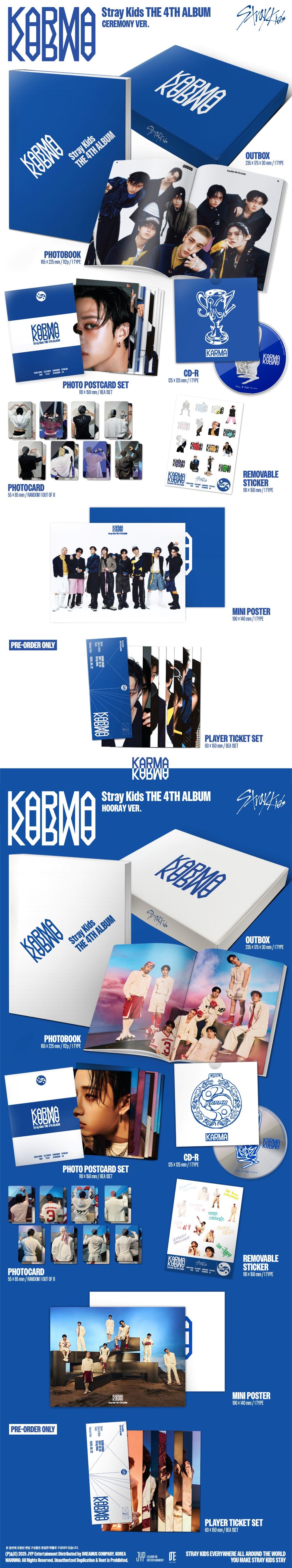 [Stray Kids] KARMA (CEREMONY VER., HOORAY VER.)